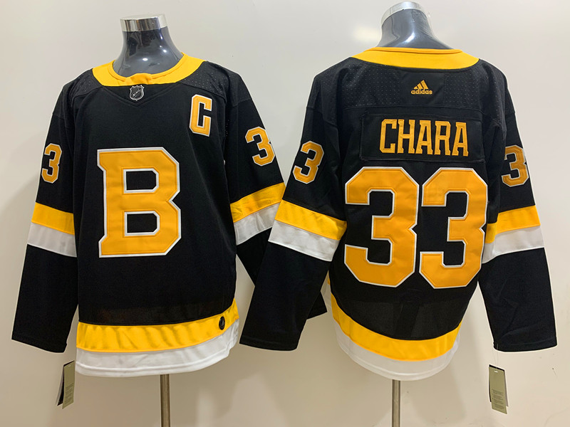Men's Boston Bruins Zdeno Chara #33 Black Jersey